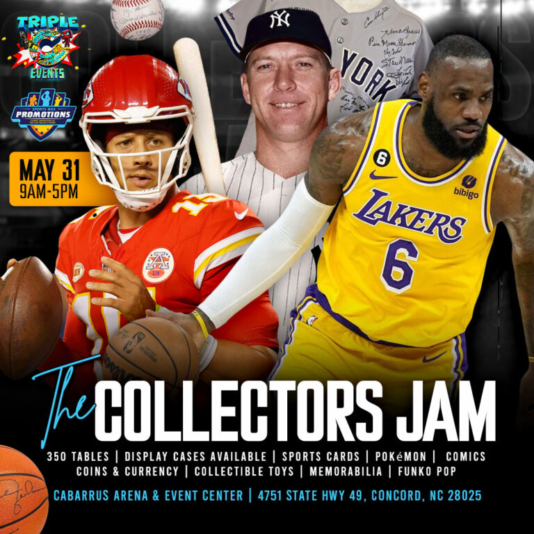 Sports wax promotions Carolina #1 sports card and pokemon show near me
